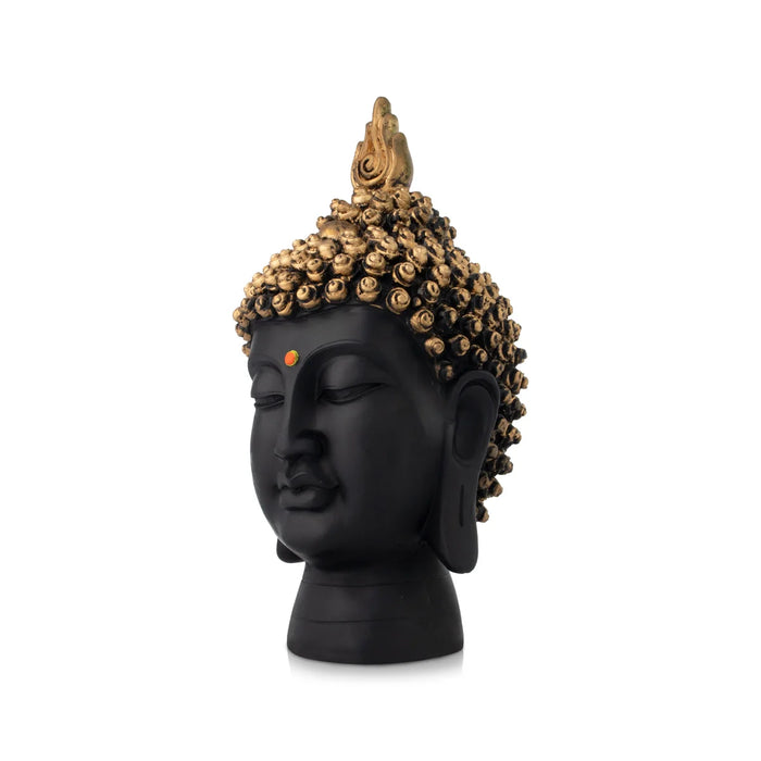 Buddha Statue - 11 x 5 Inches | Resin Buddha Idol/ Buddha Murti for Home Decor - Fibre Murties