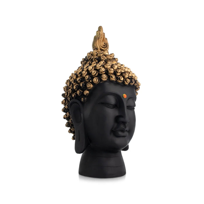 Buddha Statue - 11 x 5 Inches | Resin Buddha Idol/ Buddha Murti for Home Decor - Fibre Murties