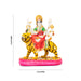 Durga Murti - 6 x 5 Inches | Marble Dust Murti/ Durga Idol for Pooja - Fibre Murties