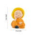 BaBy Buddha with Cap - 2 x 1.5 | 4 pcs/ Resin statue/ Buddha Murti for Home Decor/ Assorted Colours - Fibre Murties