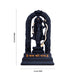 Ayodhya Rama Idol - 8.5 x 4.5 Inches | Poly Resin Statue/ Black Ayodhya Ramar Statue for Pooja - Fibre Murties