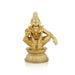 Ayyappan Statue Sitting On Base - 4 x 2.5 Inches | Resin Statue/ Ayyappa Idol for Pooja - Fibre Murties