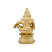Ayyappan Statue Sitting On Base - 4 x 2.5 Inches | Resin Statue/ Ayyappa Idol for Pooja - Fibre Murties
