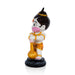 Baby Anjaneya Statue Standing On Base - 9 X 3.5 Inches | Resin Hanuman Statue/ Hanuman Ji Murti For Pooja - Fibre Murties