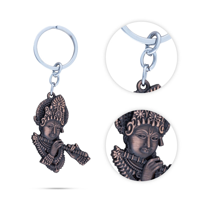 Key Chain - 2 x 1 Inches | Key Holder/ Key Ring for Car & Bike/ Assorted Design