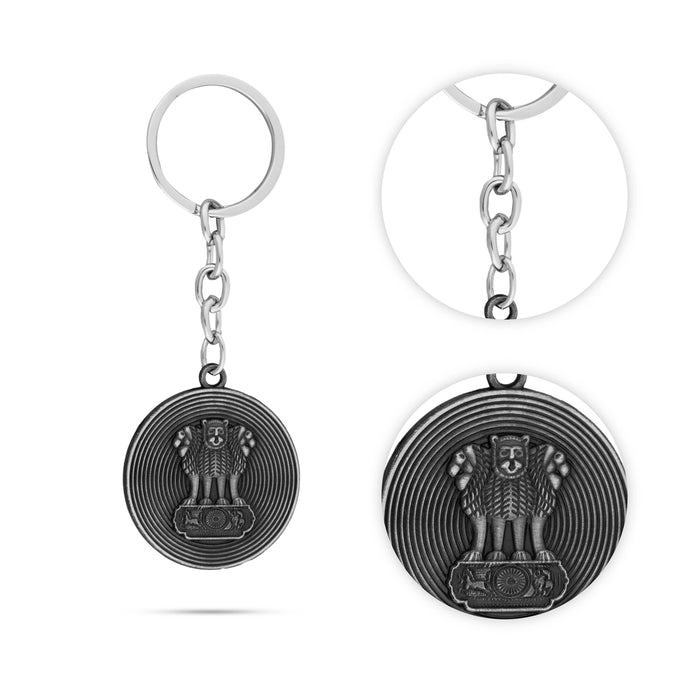 Key Chain - 2 x 1 Inches | Key Holder/ Key Ring for Car & Bike/ Assorted Design