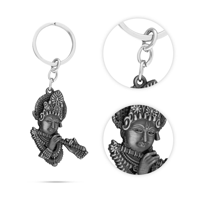 Key Chain - 2 x 1 Inches | Key Holder/ Key Ring for Car & Bike/ Assorted Design