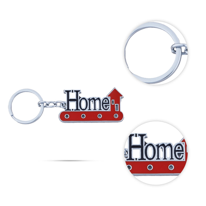 Key Chain - 2 x 1 Inches | Car Key Ring/ Key Holder for Bike/ Assorted Design