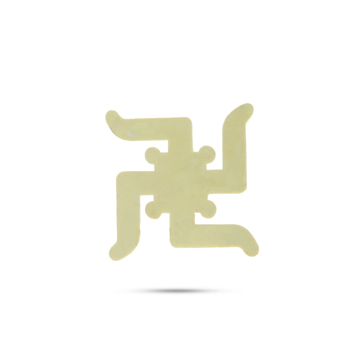 Swastik Wall Sticker - 1.5 x 1.5 Inches | 10 Pcs/ Decorative Spiritual Sticker/ Swastik For Door & Pooja Room