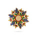 Acrylic Rangoli - 8 Inches | Muggulu Sticker/ Kolam/ Rangoli Design for Pooja Room Decor - Kolam & Rangoli