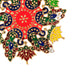 Acrylic Rangoli - 8 Inches | Muggulu Sticker/ Kolam/ Rangoli Design for Pooja Room Decor - Kolam & Rangoli