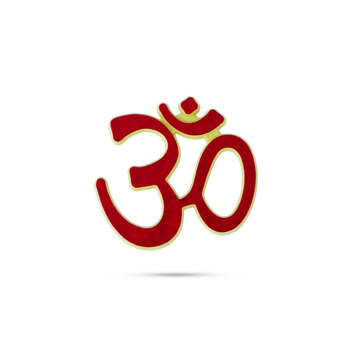 Om Sticker Set - 1.5 x 1.5 Inches | 10 Pcs/ Wall Decor/ Om Wall Sticker For Pooja Room Decoration