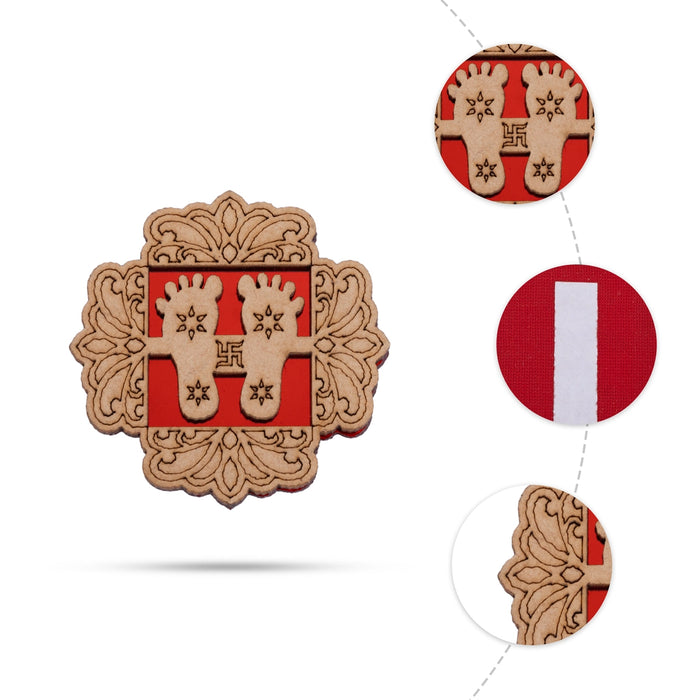 Wall sticker - 2 x 2 Inches | 5 Pcs / Decorative Sticker For home decor, office Spaces & Door - 