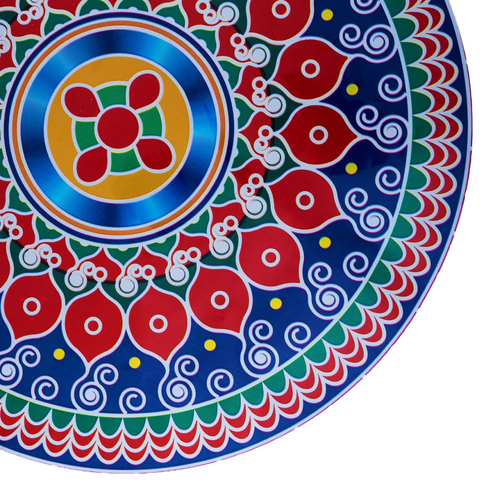 Rangoli Sticker - 15 Inches | Kolam Sticker/ Muggulu Sticker/ Readymade Rangoli Sticker for Floor Decor