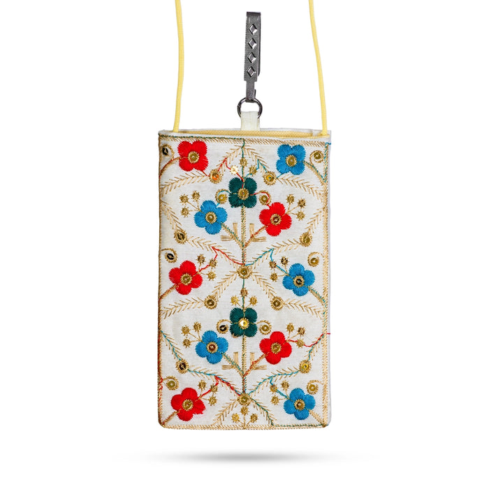 Mobile Pouch - 7.5 x 4.5 Inches | Mobile Phone Holder / Fabric Cell Phone Pouch for Safe Storage