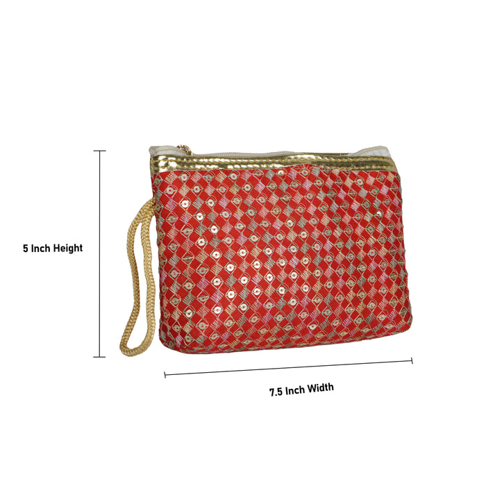 Hand Purse  - 5 x 7.5  Inches |  Hand Pouch/ Wallet for Women/ Assorted Design