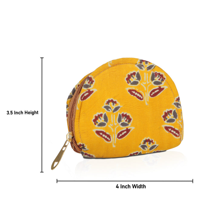 Hand Purse - 3.5 x 4 Inches | Kids Hand Pouch/ Wallet for Kids/ Assorted Design - Bags & Pouches