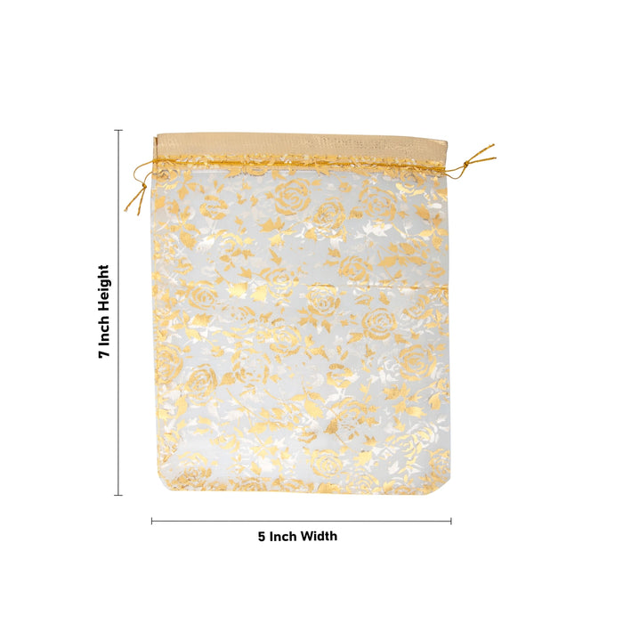 Thamboola Bag Set - 7 x 5 Inches | 10 Pcs/ Potli Bag/ Tambula Bag for Wedding/ Assorted Colour - Bags & Pouches