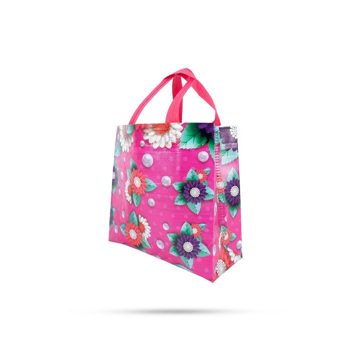 Carry Bag Pair - 11 X 9.5 Inches | Gift Bag/ 2 Pcs Tote Bag/Shopping Bag For Festival, Return Gifts & Daily Use - Bags & Pouches