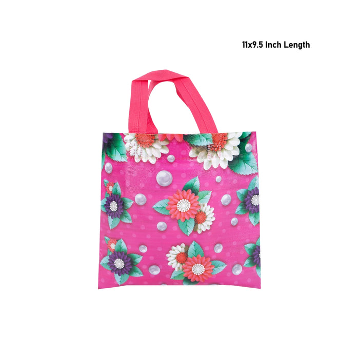 Carry Bag Pair - 11 X 9.5 Inches | Gift Bag/ 2 Pcs Tote Bag/Shopping Bag For Festival, Return Gifts & Daily Use - Bags & Pouches