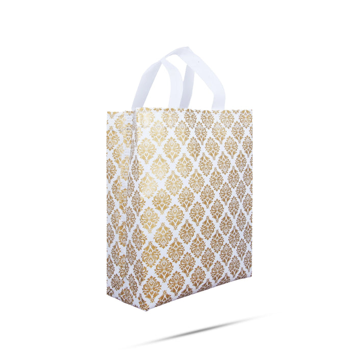 Carry Bag - 13 x 9.5 Inches | 2 Pcs / Gift Bag/ Thamboolam Bag For Festival, Return Gifts & Daily Use