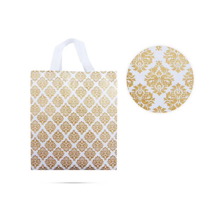 Carry Bag - 13 x 9.5 Inches | 2 Pcs / Gift Bag/ Thamboolam Bag For Festival, Return Gifts & Daily Use
