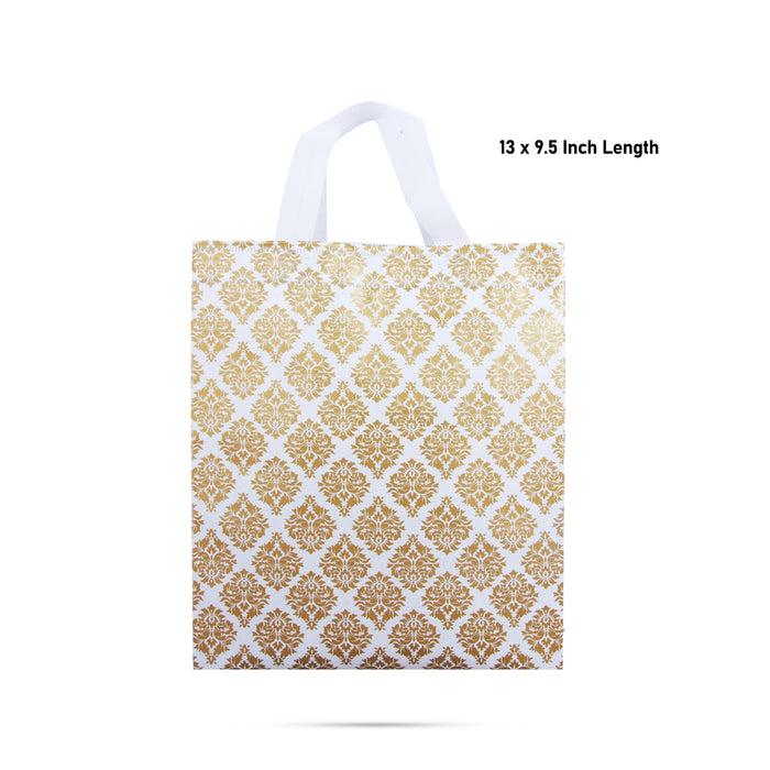 Carry Bag - 13 x 9.5 Inches | 2 Pcs / Gift Bag/ Thamboolam Bag For Festival, Return Gifts & Daily Use