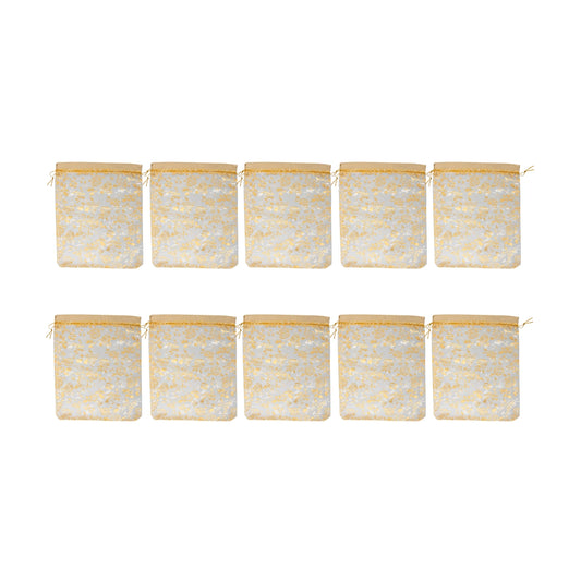 Thamboola Bag Set - 9.5 x 8 Inches | 10 Pcs/ Potli Bag/ Tambula Bag for Wedding - Bags & Pouches