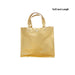 Shopping Bag with Button - 11 x 12 Inches | Gift Bag/ Gold & Silver Hand Bag for Men & Women - Bags & Pouches