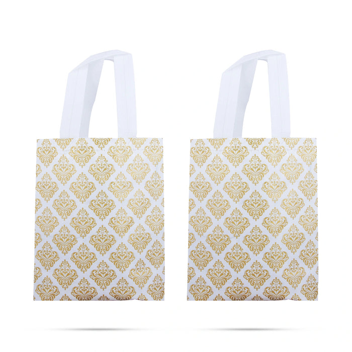 Gift Carry Bag - 10.5 x 7 Inches | 2 Pcs / Gift Bag/ Thamboolam Bag For Festival, Return Gifts & Daily Use
