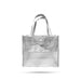 Shopping Bag With Button - 8 x 9 Inches | Silver Colour Gift Bag/ Hand Bag for Men & Women - Bags & Pouches