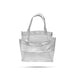 Shopping Bag With Button - 8 x 9 Inches | Silver Colour Gift Bag/ Hand Bag for Men & Women - Bags & Pouches