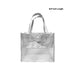Shopping Bag With Button - 8 x 9 Inches | Silver Colour Gift Bag/ Hand Bag for Men & Women - Bags & Pouches