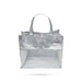 Shopping Bag With Button - 11.5 x 12 Inches | Silver Colour Gift Bag/ Hand Bag With Handle for Men & Women - Bags & Pouches