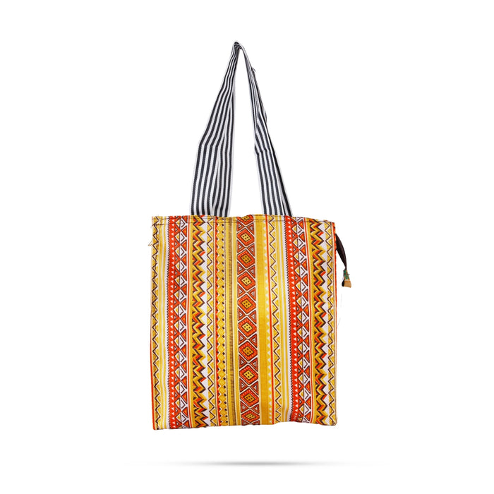 Shopping Bag With Zip - 11 x 10 x 3.5 Inches | Gift Bag/ Hand Bag for Men & Women - Bags & Pouches