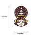 Kathakali Face  - 18 Inches | Kathakali Head/ Wall Hanging/ Wooden Kathakali Face for Home Decor - Wall Hanging