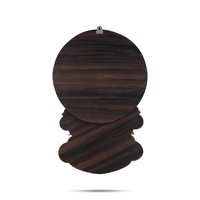 Kathakali Face  - 18 Inches | Kathakali Head/ Wall Hanging/ Wooden Kathakali Face Print for Home Decor - Wall Hanging