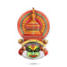 Kathakali Face  - 10 x 6 Inches | Kathakali Head/ Wall Hanging/ Wooden Kathakali Face Print for Home Decor - Wall Hanging