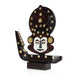 Kathakali Face with Boat Statue  - 10 Inches | Wooden Kathakali Face/ Kathakali Dancer Face for Home Decor - Table Stand Accessories