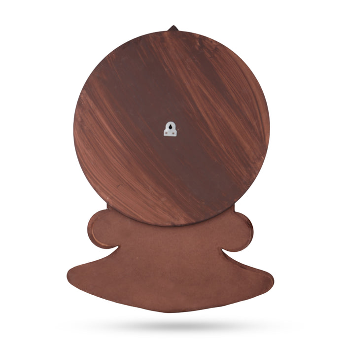 Kathakali Face  - 18 Inches |  Kathakali Head Wall Hanging/ Wooden Kathakali Face for Wall Decor - Wall Hanging
