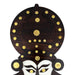 Kathakali Head - 14 x 9.5 Inches | Wall Hanging/ Kathakali Carved Wood Wall Art for Home - Wall Hanging