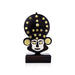 Kathakali Head with Stand - 10 x 5.5 Inches | Wooden Kathakali Face/ Painted Kathakali Face for Home - Table Stand Accessories