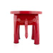 Elephant Stool Wood - 15 x 20 Inches | Painted Decorative Stand/ Decorative Stool for Living Room - Table