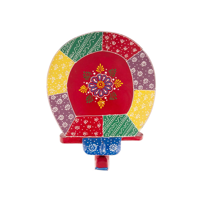 Elephant Stool Wood - 15 x 20 Inches | Painted Decorative Stand/ Decorative Stool for Living Room - Table