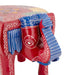Elephant Stool Wood - 15 x 20 Inches | Painted Decorative Stand/ Decorative Stool for Living Room - Table