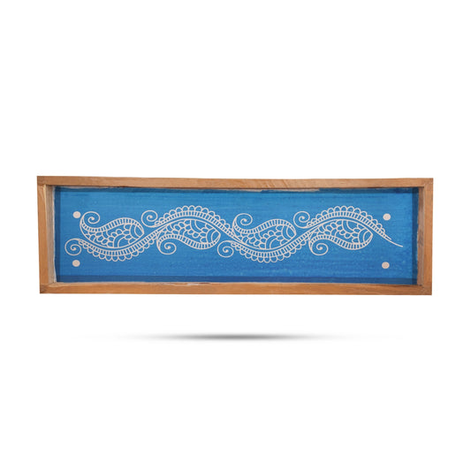 Rangoli Stencil - 5 x 17 Inches | Border Design Kolam Stencil/ Muggulu Stencil/ Rangoli Design Stencil for Floor - Kolam & Rangoli