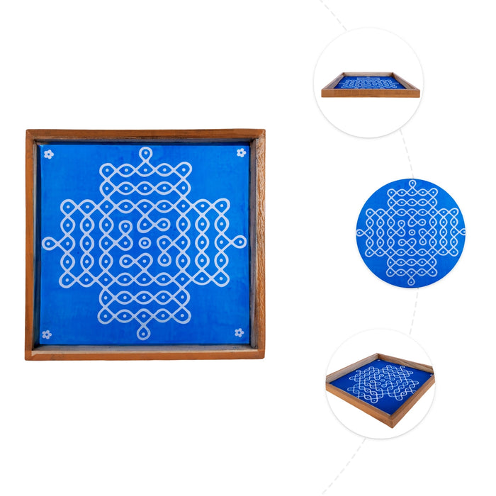 Rangoli Stencil - 12 x 12 Inches | Kolam Achu / Muggulu Stencil/ Rangoli Design Stencil for Floor - Kolam & Rangoli