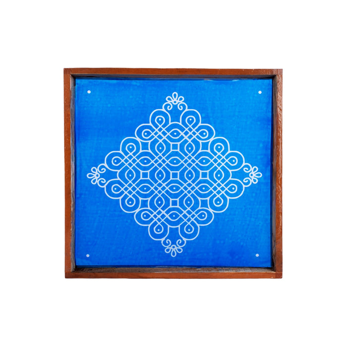 Rangoli Stencil - 12 x 12 Inches | Kolam Achu / Muggulu Stencil/ Rangoli Design Stencil for Floor - Kolam & Rangoli