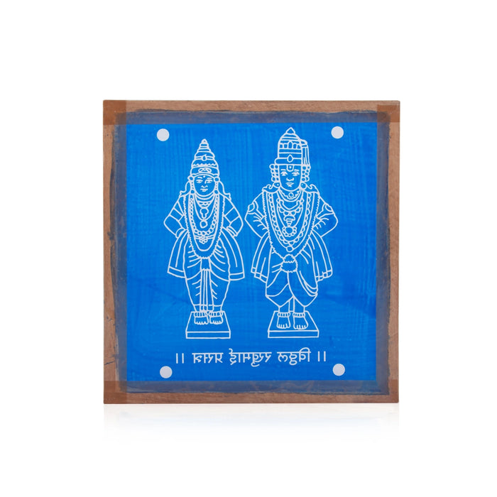Panduranga Rukmini Design Rangoli Stencil - 1 x 10 Inches | Kolam Stencil/ Muggulu Stencil for Home Decor - Kolam & Rangoli