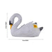 White Swan Sculpture - 6 X 9 Inches | Swan Duck Figurine/ Resin Statue/ Swan Statue For Home Decor - Table Stand Accessories